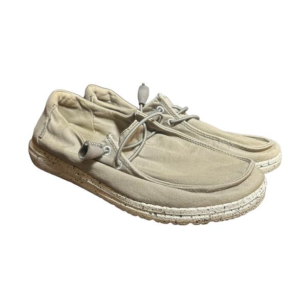 Women's Hey Dude Wendy Grey Shoes size 6 and Slip On Canvas comfortable casual - Picture 3 of 11